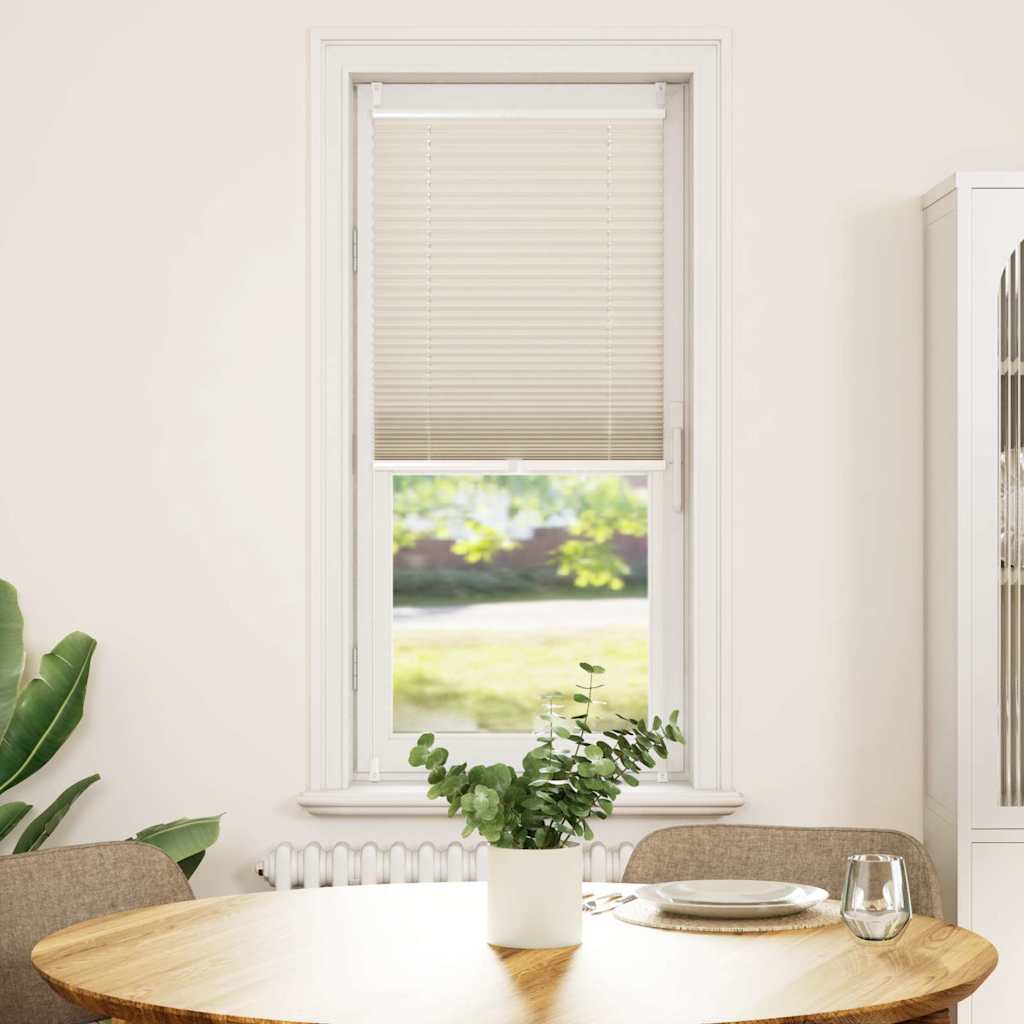 Plisse Blind 40x125cm Cream